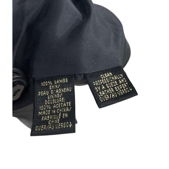 Dana Buchman Lambskin Leather Trench – Hailey Bieber Vibes – Size 14 - Picture 3 of 4